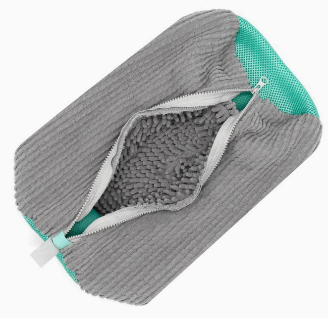 Bolsa Protectora de Zapatos para Lavado en Malla Acolchada